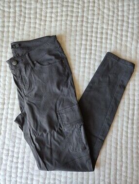 Prana Women's Meme Charcoal Gray Cargo Pants Size 6